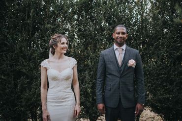 White outdoor long wedding dresses