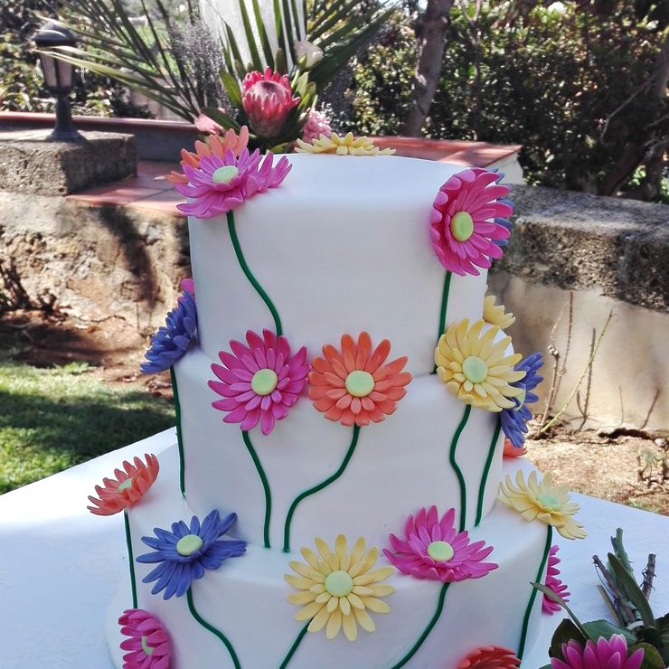 1 Tier Wedding Cake