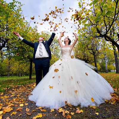 Autumn bridal style